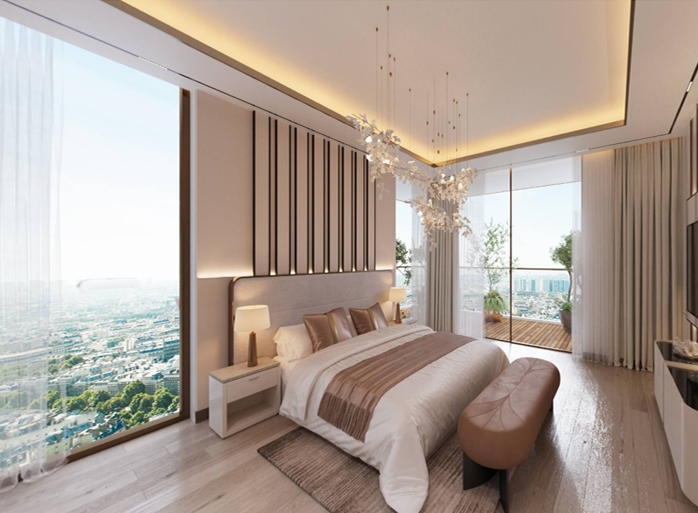 m3m-opus-bedroom-view
