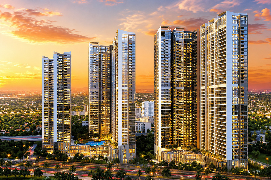 dlf-privana-north-buildings